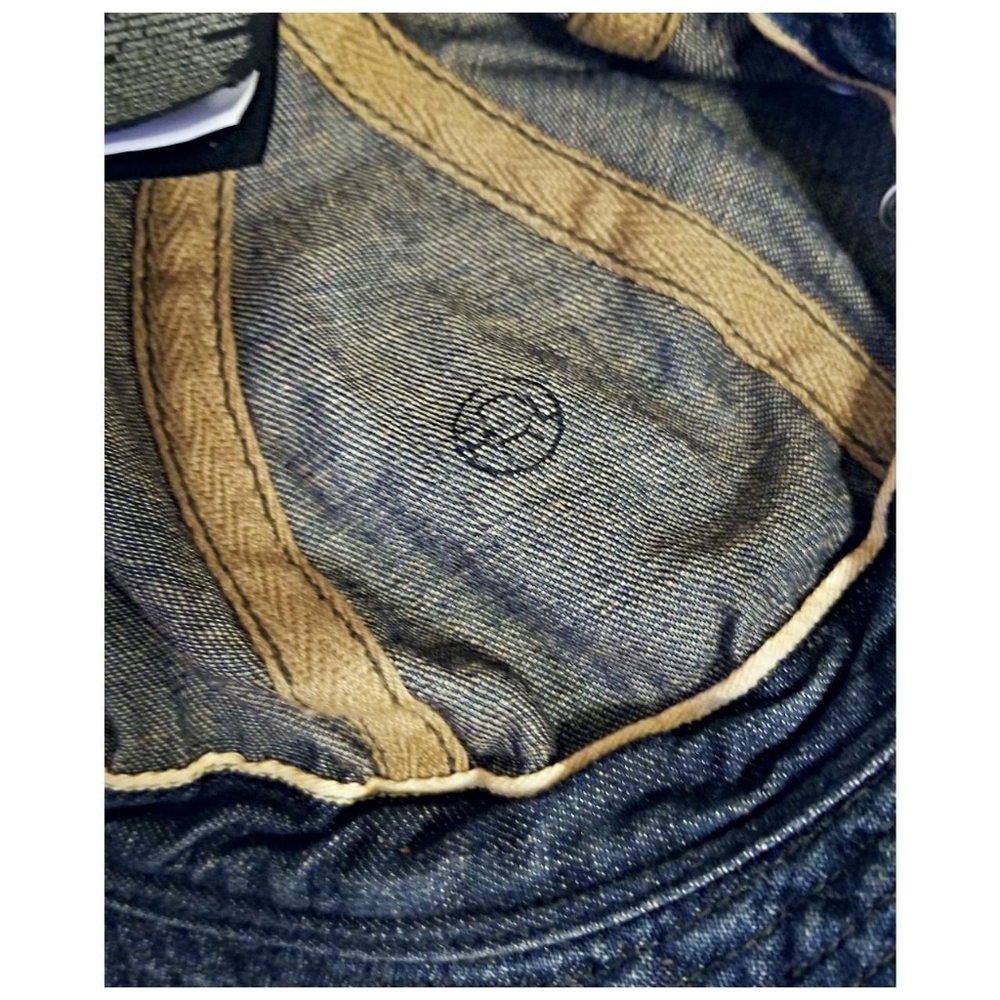 DOUBLE RL RALPH LAUREN RRL SELVEDGE DENIM BUCKET HAT- SIZE MEDIUM (59CM) - Picture 6 of 7